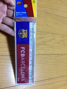 FCB FCバルセロナ 定規 じょうぎ 物差し ものさし １５cm 新品