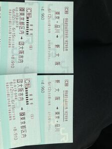 新幹線チケット　東海道新幹線　新大阪東京　片道or往復　使いたい日にちで使用できます