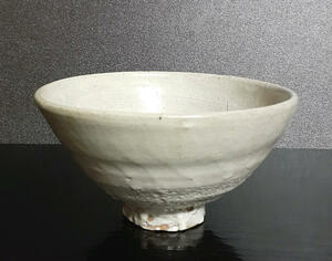 朝鮮古美術　朝鮮古陶磁器　古玩　李朝　白磁　梅花皮　梅華皮　茶碗　茶道具　茶器
