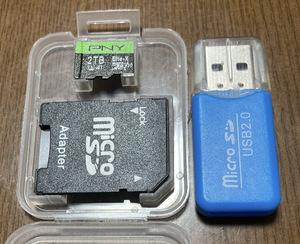 PNY micro SDカード　２TB USB付き　②