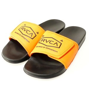 RVCA ルーカ サンダル 26cm BLK ブラック 黒 8 メンズ 男性 シャワーサンダル スポーツ プール レジャー サーフ 海水浴 26cm