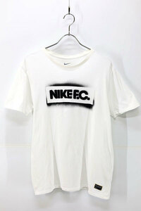 Used 00s Nike FC Stencil Monotone Graphic T-Shirt Size L 古着