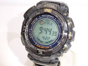 ☆ CASIO カシオ PROTREK PRW-1500GBJ QZ ナイロンベルト 中古 メンズ ☆