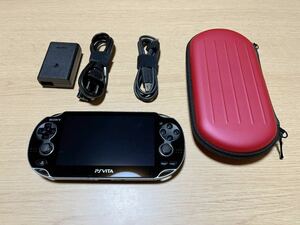 SONY PlayStation Vita Wi-Fiモデル　PCH-1000 クリスタル・ブラックソニー ヴィータ　有機EL PS Vita