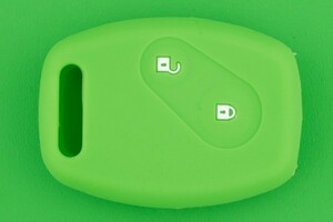 ホンダ（HONDA）・2ボタン・キーレスリモコン用シリコンカバーケース★★緑色（グリーン）　　　※フィット（fit）・インサイト等