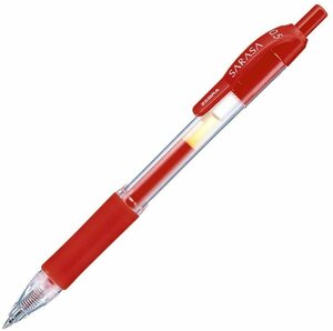 ゼブラ ジェルボールペン サラサ 0.5 赤 10本 B-JJ3-R