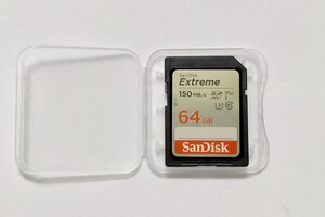 SanDisk Extreme SDXCカード 64GB 150MB/s SDSDXV6-064G-GNCIN