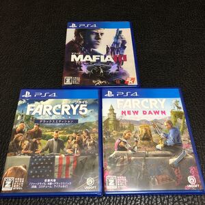 PS4 ファークライ5 ファークライ ニュードーン マフィア マフィアⅢ MAFIAⅢ マフィア3 3本セット セット