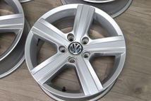 即決品☆VW フォルクスワーゲン ゴルフ7 純正 6.5J +46 16in PCD112 5H 4本 5G0 601 025 BP ゴルフ5,6,7 ヴァリアント ジェッタ トゥーラン_画像2