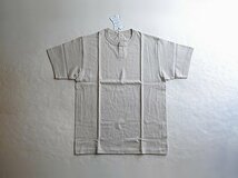 Lot.4082　１ボタン・ヘンリーネック・Ｔシャツ/無地（WAREHOUSE）ウエアハウス　オートミール　＠在庫（M , L , XL）　コットン100%　新品_画像6