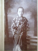 武蔵国埼玉県◆川越・那珂写真館撮影・女学生台紙付写真◆明治大正◆武州埼玉川越市文明開化写真師写真機才媛令嬢古写真和本古書_画像4