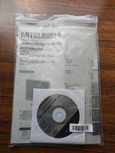 「MITSUBISHI 三菱★RDT191WM/RDT201WM/RDT221WMシリーズ液晶ディスプレイ」 の説明書とソフトウェアCD*405