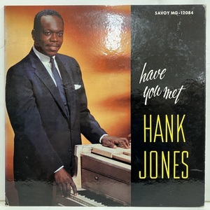 ●即決LP Hank Jones / Have You Met Hank Jones j33177 米オリジナル、Dg Mono Rvg CoatCvr ハンク・ジョーンズ