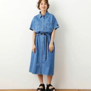 新品 ロデオクラウンズ SHELTECH デニムワンピース