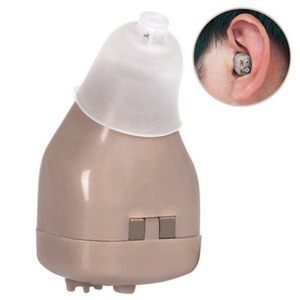 骨伝導式充電式補聴器　サウンドアンプ　長老　聴覚　障害　ポータブル　軽量補聴器　A2462