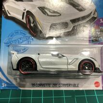 A-6 Hot Wheels ホットウィール '19 コルベット ZR1 コンバーチブル TOROUE ダイギャストミニカー 未開封品 売切り_画像2