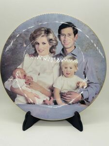 domestic sending ROYAL ALBERT - Diana, Charles Family photograph plate Britain import Royal Family B-6