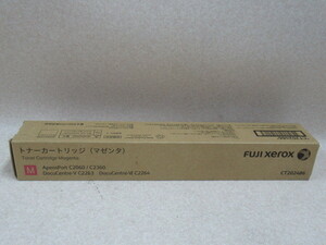 DT 374)未使用品 FUJI XEROX CT202486 富士ゼロックス トナーカートリッジ マゼンタ 21年製 純正トナー