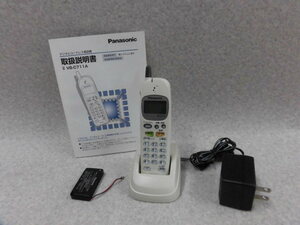 ▲ ZF2 5505※保証有 美品 取説付 Panasonic VB-C711A デジタルコードレス (白) 電池付 ・祝10000！取引突破！