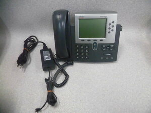 ▲ j 11528 * ・ Гарантия Cisco Cisco IP Phone CP-7961G с IP-телефоном Adapter Используется бизнес Hong