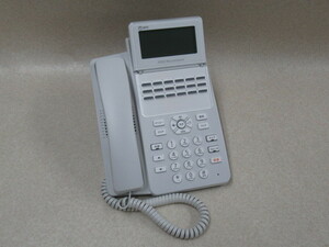 Ω ZQ1 8514♪ 保証有 NTT A1-(18)STEL-(2)(W) 18ボタンスター電話機 20年製 動作OK キレイ・祝10000！取引突破！