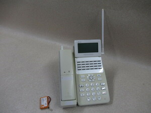 Ω ZO2 10230※保証有 NTT αA1 IPコードレス電話機 A1-(24)CCLIPTEL-(1)(W) 電池付 東16年製