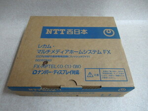 ZD1 10938※未使用品 NTT FX-RPTEL(I)(1)(W) ISDN用留守番停電電話機 (フレッシュホワイト)・祝10000！取引突破！