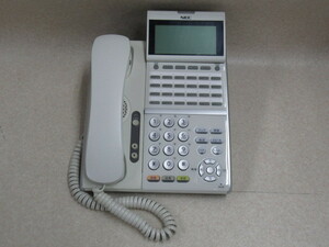 Ω XJ2 8306♪ 保証有 NEC DTZ-24PA-2D(WH)TEL Aspire UX 24ボタンアナログ停電電話機・祝10000！取引突破！