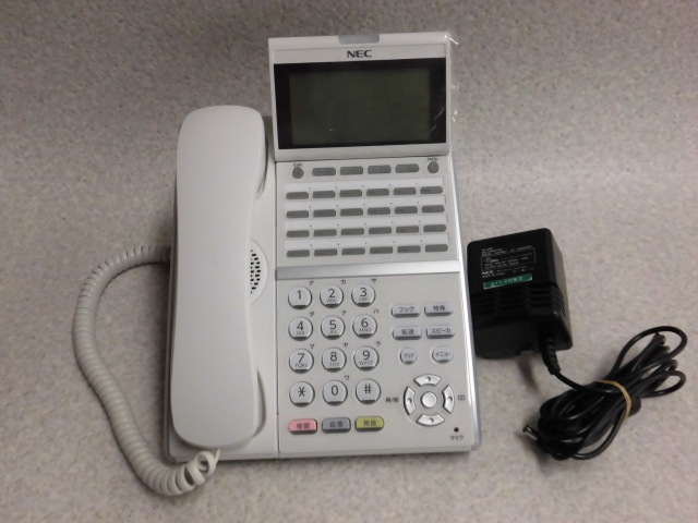 △ ZB1 4260※ 保証有 ITZ-32D-2D(WH)TEL NEC Aspire UX 32ボタンIP
