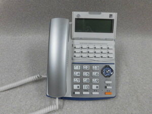 Ω ZQ1 009♪ 保証有 17年製 綺麗 サクサ プラティア TD710(W) 18ボタン電話機 動作済み