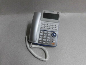 Ω ZQ1 011♪ 保証有 17年製 綺麗 サクサ プラティア TD710(W) 18ボタン電話機 動作済み