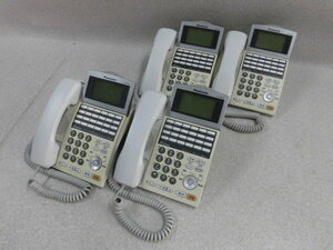 ▲Ω ZZD2 1436♪ 保証有 パナソニック IP OFFICE 24キー電話機K-S VB-F611KA-S 4台セット 領収証発行可