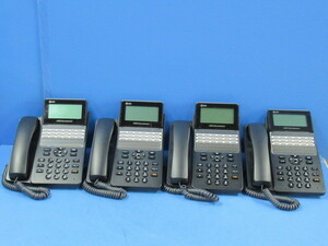 Ω ZL2 8932#保証有 キレイめ【 A1-(18)STEL-(1)(K) 】（4台セット）NTT αA1 18ボタンスター電話機 東15、16年製 動作確済