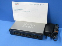 ▲Ω ZZH1 10453#保証有【 SG100D-08 V2 】シスコ Cisco 8ポート アンマネージ ギガビット スイッチ 領収書発行可・祝10000取引突破!!_画像1