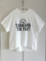 アメリカーナ×green label relaxingコラボ Tanacana カットソー Tシャツ美品 白 ユナイテッドアローズ グリーンレーベル_画像1