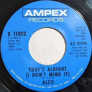 Alzo-That's Alright★米Ampex Orig.7"/SSW