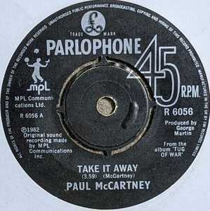 Paul McCartney-Take It Away★英Orig.7&#34;