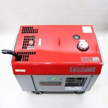 発電機 インバーター 新ダイワ IDG3100M 建設機械 軽油 100V インバーター発電機 ディーゼル 50/60Hz shindaiwa 中古 5H19_画像3