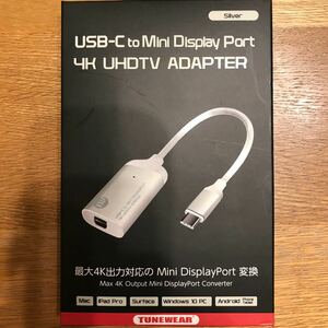 USB -C to Mini Display Port 4K UHDTV ADAPTER