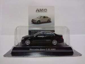 京商 1/64 Mercedes-Benz C63 AMG ブラック メルセデスベンツ　W204 ミニカー コレクション モデルカー