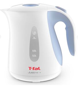 ティファール 電気ケトル ジャスティン プラス スカイブルー1.2L
