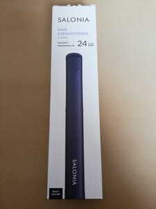 SALONIA サロニアストレートヘアアイロンネイビー 24mm
