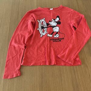  super-discount *BREEZE Mickey Mouse long sleeve T shirt 140