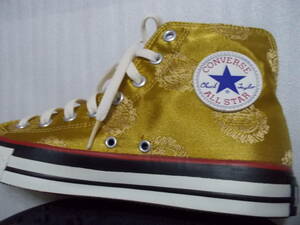 ☆　CONVERSE　コンバース　オールスターチャイナドレス　ゴールド