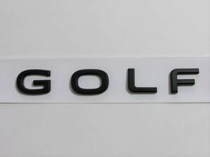 VW Volkswagen Golf 8 GOLF задний эмблема матовый черный матовый 