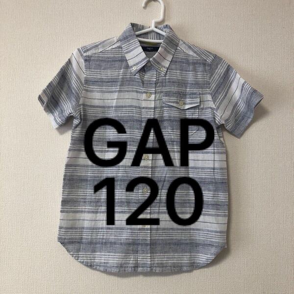 GAPkids 半袖シャツ　ボタンダウンシャツ　ボーイズ　120