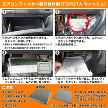 日産 ブルーバードシルフィ G10系 活性炭入り PM2.5/花粉/ホコリ エアコンフィルター クリーンエアフィルター_画像5