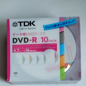 TDK データ用DVDディスク　DVD-R 10pack 
