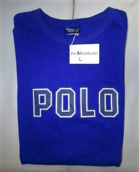 未使用品 90s Polo by Ralph Lauren Tシャツ　Ｌ　USA製 POLOロゴ ラルフローレン ビンテージ デッドストック