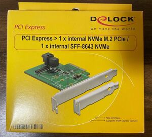 PCI Express Card > 1 x 内蔵 NVMe M.2 PCIe / 1 x 内蔵 SFF-8643 NVMe 